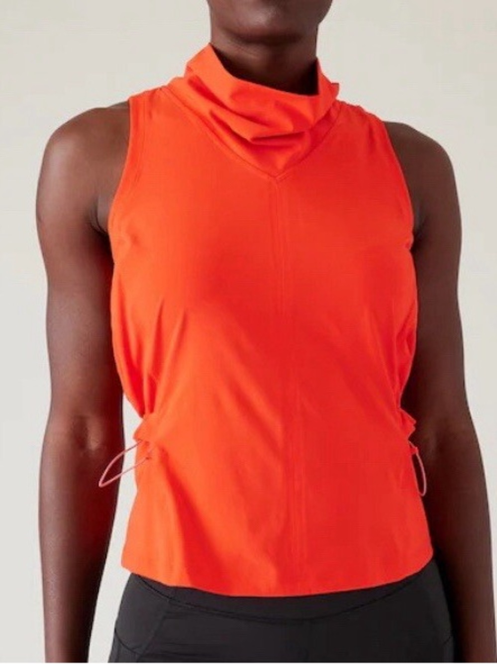 Athleta Venture Out Tank Top Vermillion Orange